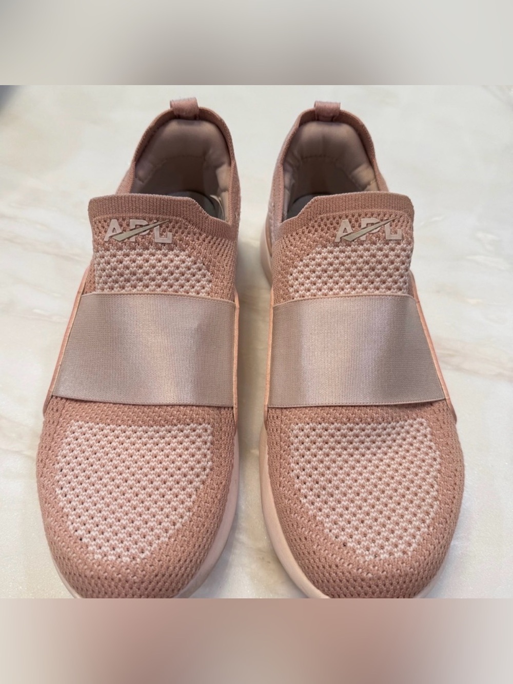 APL TechLoom Bliss Blush Pink Slip-On Sneakers Women’s Size 7